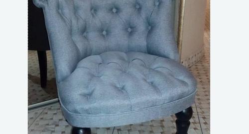 Обшивка стула на дому. Макаров