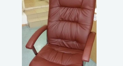 Обтяжка офисного кресла. Макаров
